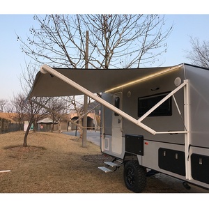 Awnlux <span class=keywords><strong>RV</strong></span> phụ kiện bên ngoài kích thước đầy đủ Caravan Pop Up cắm trại Trailer Offroad <span class=keywords><strong>4x4</strong></span> cơ giới điện Patio bên mái hiên với Le - Product Image 2