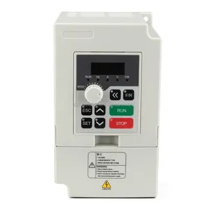 Mini Vfd Ac Inverter di frequenza H100-0.75KW 0.75KW 110V 220V 380V INVERTER per motore mandrino monofase a trifase