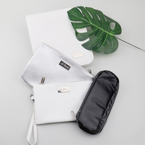 Bolsa para brochas de maquillaje, organizador de cosméticos con cremallera de gran capacidad, tela resistente - Product Image 1