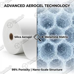 Mousse de mélamine insonorisante et ignifuge pour la réduction du bruit intérieur automobile, vente en gros, <span class=keywords><strong>isolation</strong></span> en aérogel Spaceloft - Product Image 6