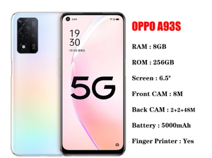 โทรศัพท์มือถือ OPPO A93S 5g 12 + 512GB, โทรศัพท์มือถือสำหรับเล่นเกมมือถือใช้สมาร์ทโฟน5g - Product Image 2