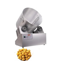 Machine à popcorn au caramel avec assaisonnement et sucre enrobé, et machine à emballer les fleurs aromatisées