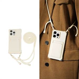 Funda Protectora de TPU Líquido Suave al por Mayor con Cordón para Teléfono Móvil <span class=keywords><strong>iPhone</strong></span> 17 16 15 <span class=keywords><strong>Pro</strong></span> 14 Max <span class=keywords><strong>13</strong></span> 12 11 XR Accesorios - Product Image 6