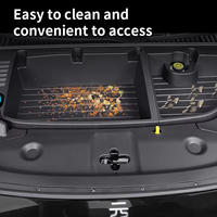 Boîte de rangement pour coffre avant de voiture LHD, organisateur de coffre avant de haute qualité, accessoires intérieurs pour Byd Yuan up Atto 2 2025, noir PP