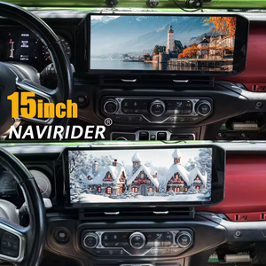 Radio para Auto Jeep Wrangler 2018-2022, CarPlay, Autoradio, GPS, DSP, Navegación, Pantalla Android de 15 Pulgadas, Reproductor Multimedia Estéreo de Video - Product Image 1