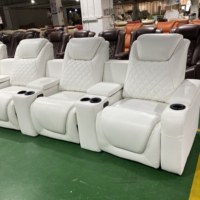 Curve Row Heimkino Sitz stuhl Weißes Theater Liege sofa Power Recliner Kinos ofa Theaters itz Wohnzimmer möbel