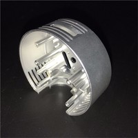 Support de montage UAV en alliage d'aluminium usiné CNC 5 axes, structure complexe, anodisation, composants mécaniques personnalisés