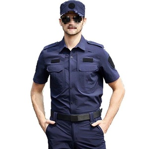 Nuevo uniforme <span class=keywords><strong>de</strong></span> instructor <span class=keywords><strong>de</strong></span> <span class=keywords><strong>seguridad</strong></span> y entrenamiento <span class=keywords><strong>de</strong></span> estiramiento <span class=keywords><strong>de</strong></span> cuatro vías azul y negro, equipo <span class=keywords><strong>de</strong></span> verano <span class=keywords><strong>de</strong></span> secado rápido <span class=keywords><strong>para</strong></span> <span class=keywords><strong>guardias</strong></span> - Product Image 4