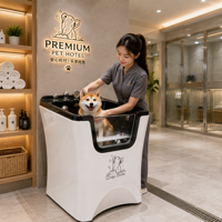 Baignoire de toilettage pour chien Dpbathe avec système d'eau ozonisée pour un environnement de toilettage sans odeur