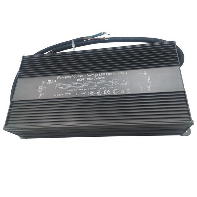Hot Sale 600W Constant Voltage IP67 Waterproof Led Driver 12v 24V 36V 48V 54V 480W 500W 600W Switching Power Supply