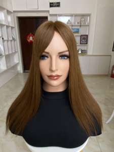 Venta al por Mayor de Pelucas de Cabello Europeo Invisibles y Transpirables de 9x9, Topper de Cabello 100% Humano con Base de Seda para Mujeres # 4 - Product Image 4