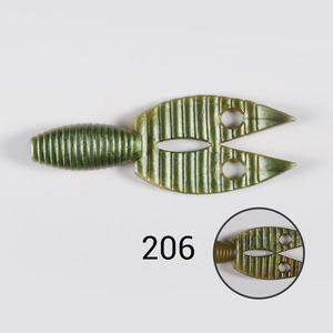 NOEBY 90mm Chunk Jig Trailer Fishing Scissor Tail Soft Bait Craws <span class=keywords><strong>esche</strong></span> morbide da pesca artificiale per basso - Product Image 6