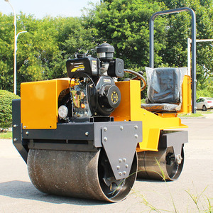 Thủy lực 1 tấn làm mát bằng nước động cơ diesel đi xe trên đường lăn Máy Đầm với động cơ diesel - Product Image 2