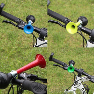 Bicycle Air Horn Metal Plated 7 Inch And 9 Inch Straight Horn Mountain <b>Bike</b> Bell Cycling Accessory Iron Material - Product Image 1
