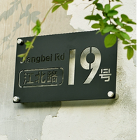Service à guichet unique Guide d'adresse personnalisé Panneau directionnel Plancher du bâtiment Numéro de porte Signe Panneau mural pour bâtiment Bureau Centre commercial