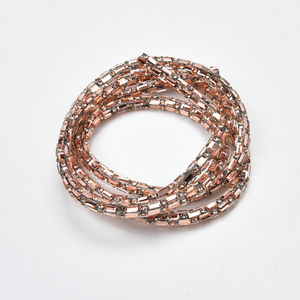 Cuerda de tubo suave de diamantes de imitación para zapatos, cuerda de 6Mm con purpurina, rectangular, denso, redondo, de cristal, superventas - Product Image 6