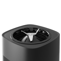 Licuadora Eléctrica Profesional RANBEM de Velocidad Variable con 6 Cuchillas para Triturar Hielo, Carcasa de Acero Inoxidable para Uso Doméstico