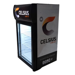 Refrigerador Comercial Celsius SC25L de 25L con Puerta de Vidrio, <span class=keywords><strong>Mini</strong></span> Bar con Compresor para Bebidas Energéticas, Ideal para Habitaciones de Hotel y Hogar - Product Image 1
