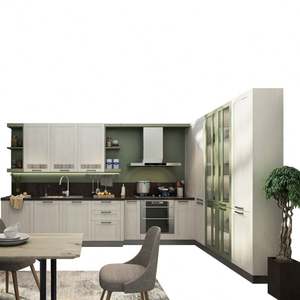 Armoires de cuisine modulaires en bois mélaminé Sanpotova - Product Image 1