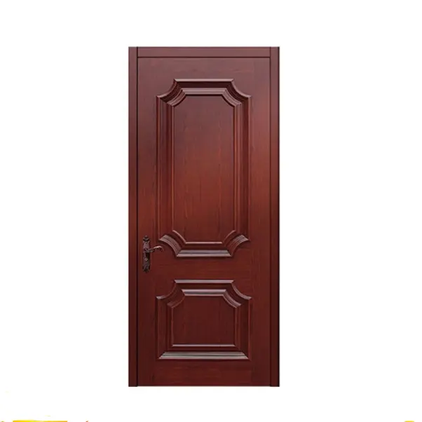 Manufacture Double Door Solid Wood Entry Door Round Double Swing Wooden Doors