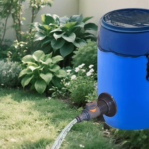 PVC <b>Water</b> Tank Connector 3/4 Straight Through Valve Adjustable Outlet Garden Hose Adapter <b>Bulk</b> Hose Use - Product Image 3