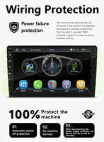 Système de navigation automobile 9 pouces 10 pouces Lecteur multimédia MP5 sans fil Carplay Android Auto Écran tactile IPS Radio Wifi