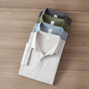 Chemise homme <span class=keywords><strong>Salona</strong></span> 210g unie à manches courtes, col rabattu, en coton tricoté et élasthanne, respirante et rafraîchissante - Product Image 2