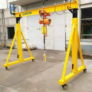 Kran Gantry Bergerak Universal 5 Ton dengan <span class=keywords><strong>Hoist</strong></span> Listrik 15m, Motor & Gear, Tinggi Angkat 25m di atas Ban - Product Image 3