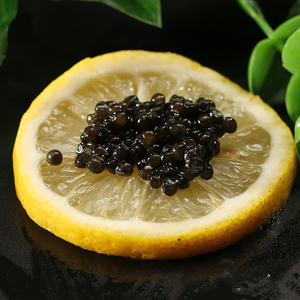 日本の寿司特別インスタントキャビア塩保存された新鮮な水生魚Roeチョウザメ商業卸売 - Product Image 1