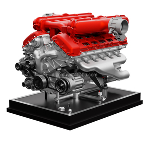 Kit Modello in Metallo Motore <span class=keywords><strong>V12</strong></span> TECHING DM109, Assemblaggio Fai-da-Te, Principi Meccanici di Combustione Interna per Supercar - Product Image 1