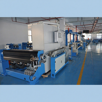 Machine de fabrication de câbles UTP par extrusion Shineworld SWMEX 80+45, moteur 45KW, vitesse de ligne 350m/min, isolation XLPE/LSZH/PVC