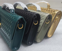 Nouvel Arrivage Sac de Soirée Long Tressé Fait Main pour Femme, Sac à Main Tissé Tendance, Sac Bandoulière Mode, Pochette