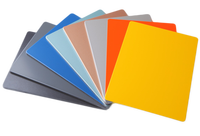 B1 panneau composite en aluminium ignifuge, 4MM 5MM, résistant au feu pour revêtement mural, façade