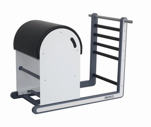 Barril de Pilates <span class=keywords><strong>INIKO</strong></span> y Barril de Pilates de Acero Laminado en Frío Negro/Negro y Blanco 1210x800x1000mm Modelo B007F con Caja de Polimadera - Product Image 2