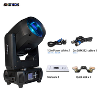 Mini Cabeza Móvil de Iluminación de Escenario Guangzhou Shehds con Haz de Luz LED de 150W y Foco Gobo