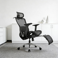 Chaise de bureau exécutive moderne et élégante à dossier haut réglable avec design ergonomique et fonction pivotante