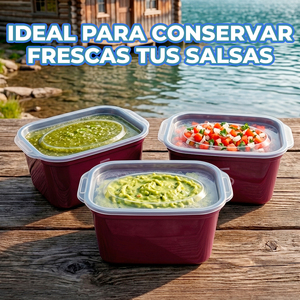 Ele-Gate Food <b>Storage</b> <b>Containers</b> 350ml Microwave Safe Set of 3 - Product Image 4