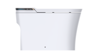 WC monobloc intelligent en céramique avec capteur de pied pour chasse d'eau automatique, ouverture du couvercle électrique, télécommande, excellente qualité pour hôtel
