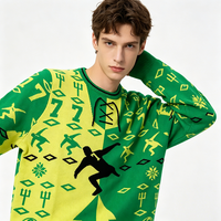 Pulls de Noël personnalisés pour équipes de football – Chandails de club tricotés pour les fêtes – Fournisseurs d'usine