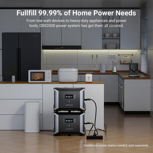 Dabbsson 3000W 6000W Extra Large Portable LiFePO4 <strong>Solar</strong> Power Station MPPT Car Charging External Battery-Off-Grid Energy System - Product Image 5