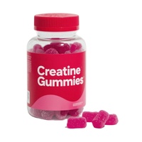 Gummies de Créatine Monohydrate pour Femmes et Hommes – Améliore la Concentration, la Force, l'Endurance – L-Taurine BCAA 2:1 – 120 Comprimés – Peau