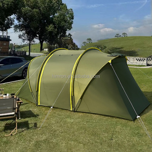 Tente tunnel familiale pour le <span class=keywords><strong>camping</strong></span> en plein air, deux chambres, un salon, imperméable et résistante au soleil - Product Image 1