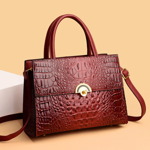 New Female <b>Bag</b> Senior <b>Soft</b> PU <b>Leather</b> Tote <b>Bag</b> Female Texture Large Capacity Lady Hand Lading Shoulder <b>Bag</b> - Product Image 2