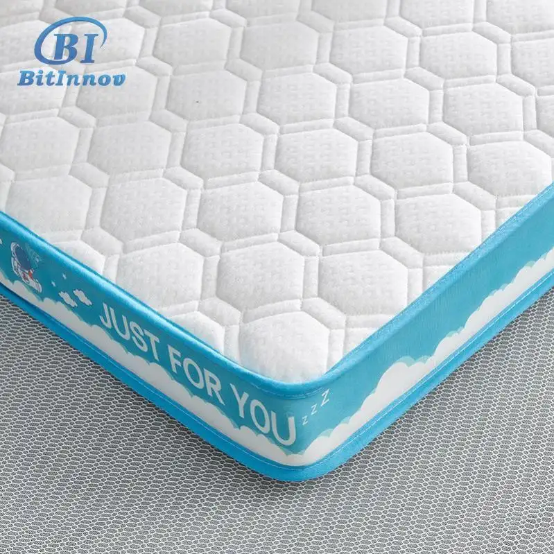 Bitinnov Luxury Anti mite The Royal 12 Inch Euro Top Rolling Inner Spring Mattress With Natural Latex High Density Foam