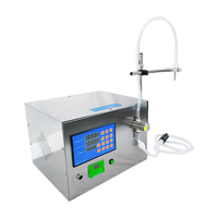 Machine de remplissage de liquides numérique semi-automatique de bureau - Moteur robuste contrôlé par PLC pour verres de boissons, précision de 0,5 %