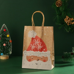 Eco Friendly Holiday Shopping <b>Paper</b> Bags Vietnam Manufacturer OEM ODM <b>Biodegradable</b> Kraft Present Packaging Carrier Bag - Product Image 5