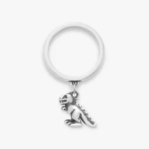 Wholesale 925 Sterling Silver Ring Animal Hearts Cross Pendant Ring Custom Charm Dangle Ring For Men Women
