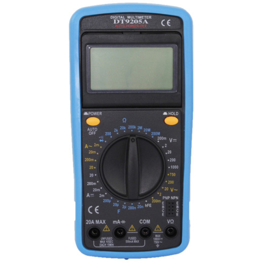 MCP DT9205A DIGITAL MULTIMETER ECONOMICAL STUDENT MULTIMETER