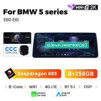 MEKEDE Android 13 Snapdragon 685 DSP 2K 2400*900 Car-play Android Auto Sistema Multimedia para Auto 4G LTE para BMW Serie 5 E60 E61