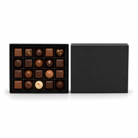 Boîte d'emballage de luxe personnalisée en gros pour chocolats et friandises de Dubaï, boîte rigide en papier magnétique recyclable